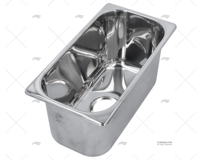 FREGADERO RECTANGULAR INOX 320 x 170 mm BARKA