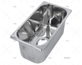 FREGADERO RECTANGULAR INOX 320 x 170 mm BARKA