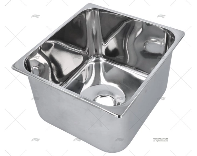 FREGADERO RECTANGULAR INOX 350 x 320 mm BARKA