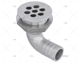 DESAGUE CODO  3/4"   INOX 316 90º MARINE TOWN