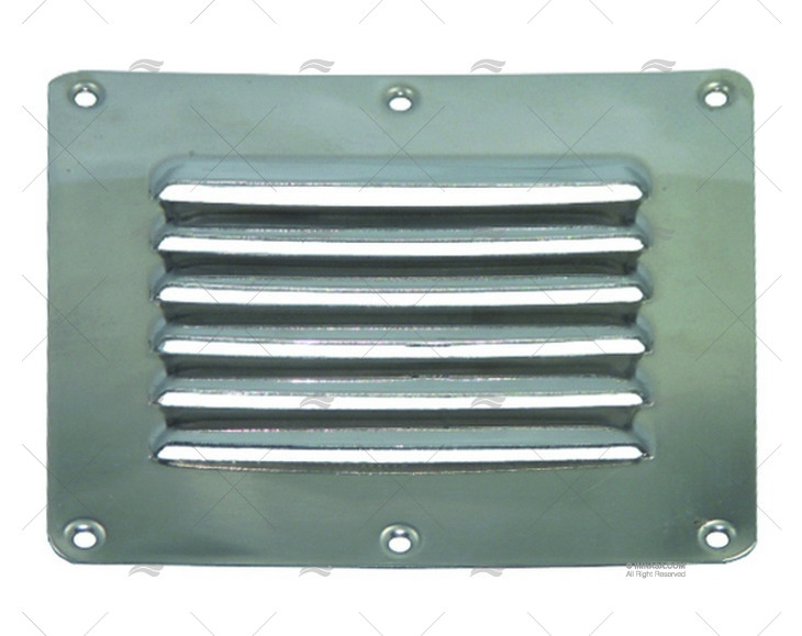 LOUVERED VENT SS 304 115x127mm MARINE TOWN