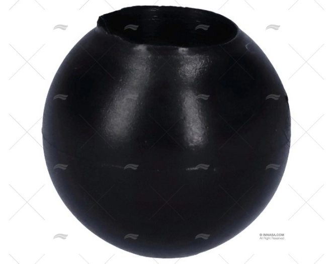 BOULE STOP NYLON NOIR 6mm