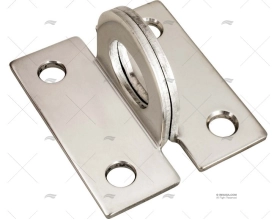 PLATINA DE ANGULO INOX SS 304 2-1/8" 2U