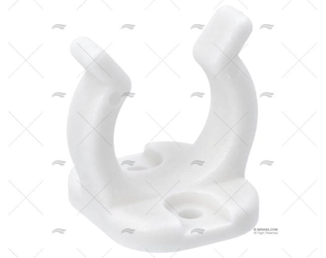 CLIP NYLON BLANCO 19MM (4u)