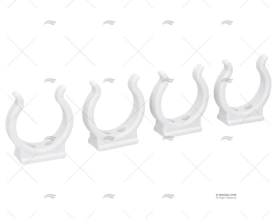 CLIP NYLON BLANCO 44MM (4u)