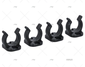 CLIP NYLON NEGRO 19MM (4u)