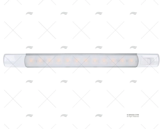 LUZ REGLETA C/INTER 24V BLANCO CALIENTE/ HELLA MARINE