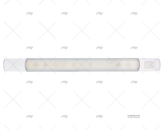 WHITE/BLUE 12V LED SURFACE STRIP LAMP