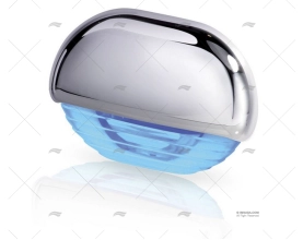 LAMPE DE COURTOISIE 12-24V CHROME/BLEU HELLA MARINE