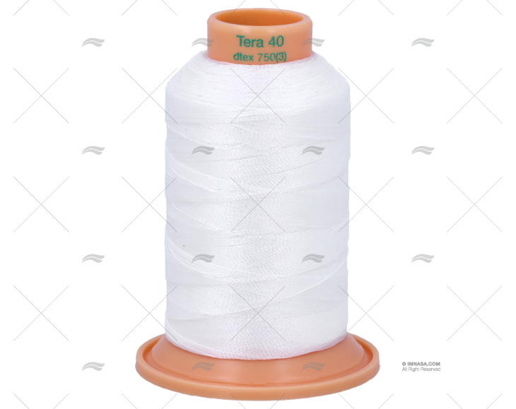 SEWING THREAD TERA 40 400m WHITE PRYM