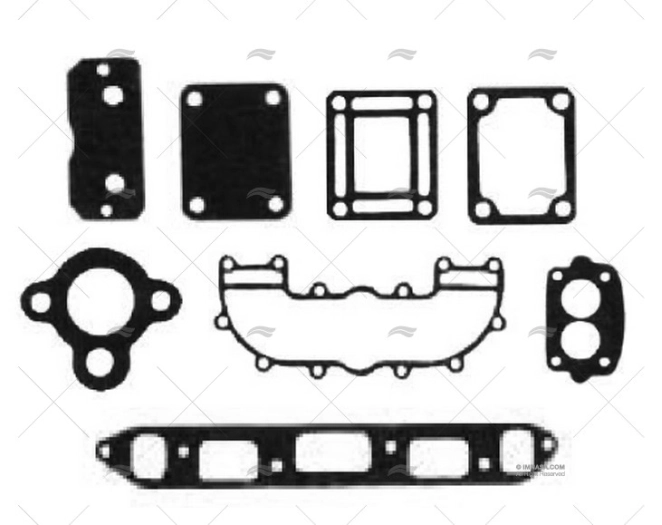 KIT JOINT COLECTEUR MERC 153 CID / VIS BARR MARINE