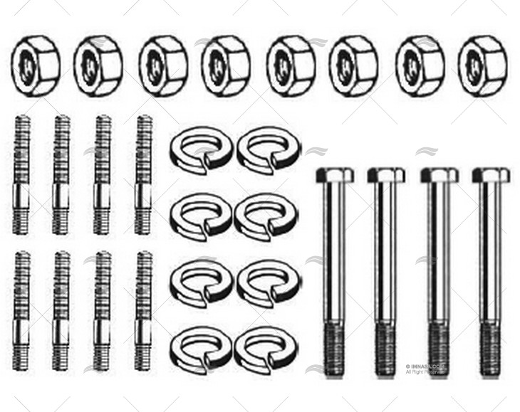 CAP GASKET MERC 181 CID W/PACK BARR MARINE