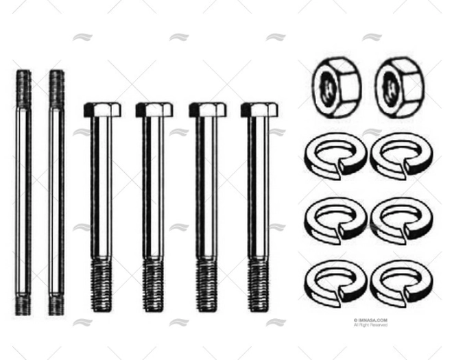 EXAUST MANIFOLD MOUNTING KIT MER 181 BARR MARINE