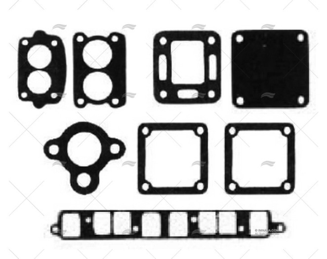 KIT COMPLETO JUNTAS COLECTOR MERC 181 CI BARR MARINE