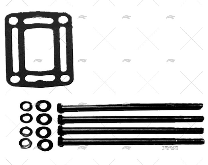 GASKET RISER VOLV V8 BARR MARINE