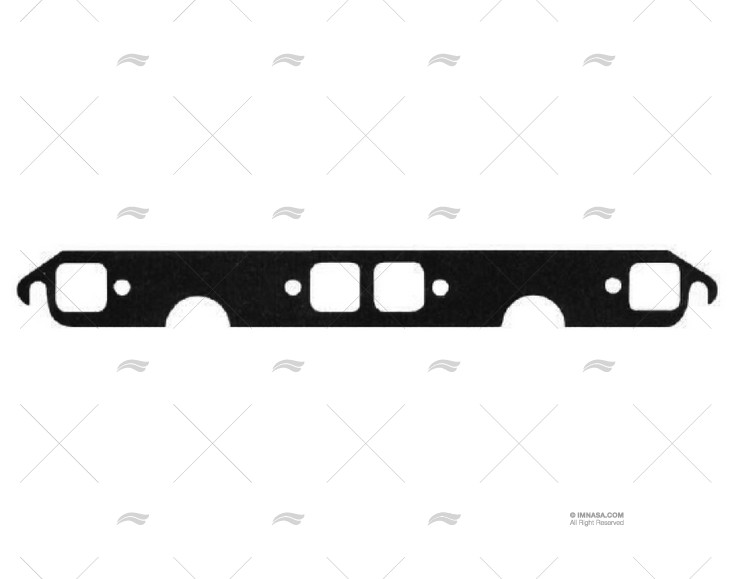 GASKET EXAUS VOLV V8 BARR MARINE