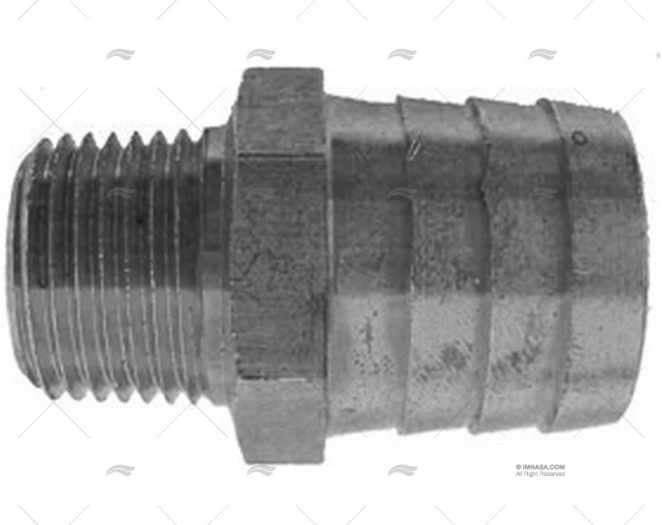 ENTRONQUE COLECTOR 1/2" NPT A 1" TUBO BARR MARINE