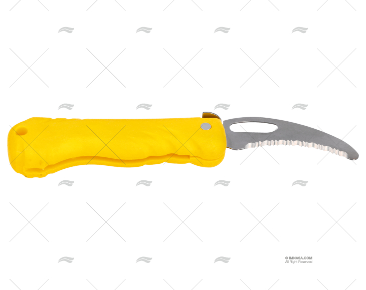 CUCHILLO FLOTANTE RESCUE AMARILLO 20Cm MAC COLTELLERIE