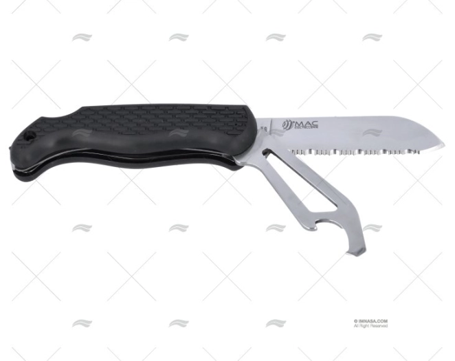 CUCHILLO BOAT 2 NEGRO MAC COLTELLERIE