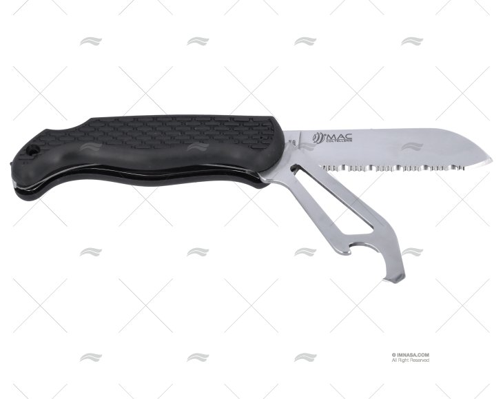 CUCHILLO BOAT 2 NEGRO MAC COLTELLERIE