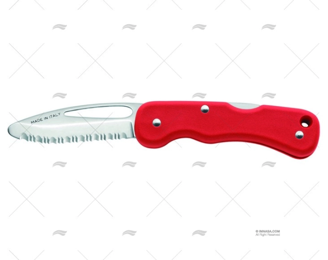 CUCHILLO RESCUE 18Cm ROJO