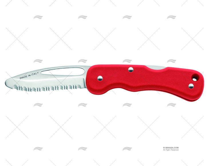 CUCHILLO RESCUE 18Cm ROJO