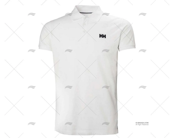 POLO TRANSAT WHITE H/H M HELLY HANSEN NAUTICA