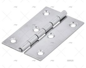 HINGE STAINLESS STEEL 76x50x2mm