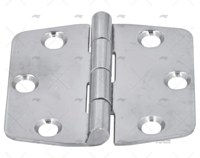 STAINLESS STEEL HINGE 74x74mm