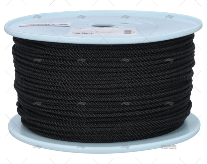 CABO POLYESTER 04mm NEGRO  250m LIROS