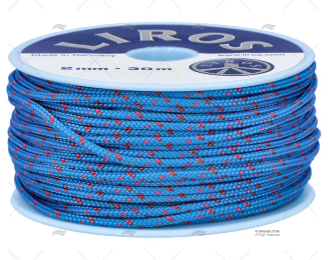 BOBINA MAGIC SPEED AZUL     2mm 30m LIROS