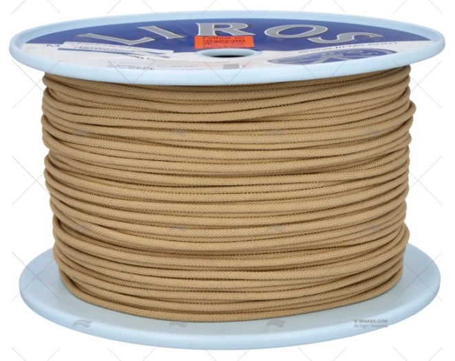 CORDAGE HERCULES COLEUR 04mm BEIGE 250m LIROS