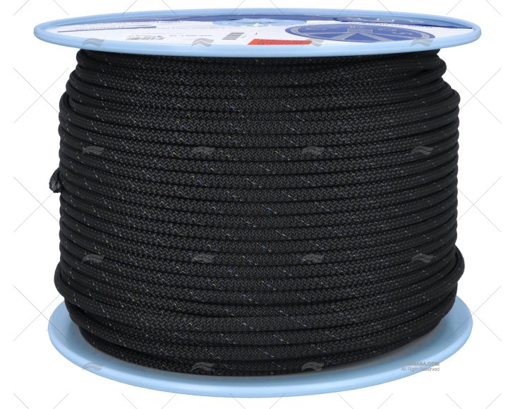 CORDAGE HERCULES COLEUR 08mm NOIRE 200m LIROS