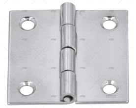 HINGE STAINLESS STEEL 50x50x2mm