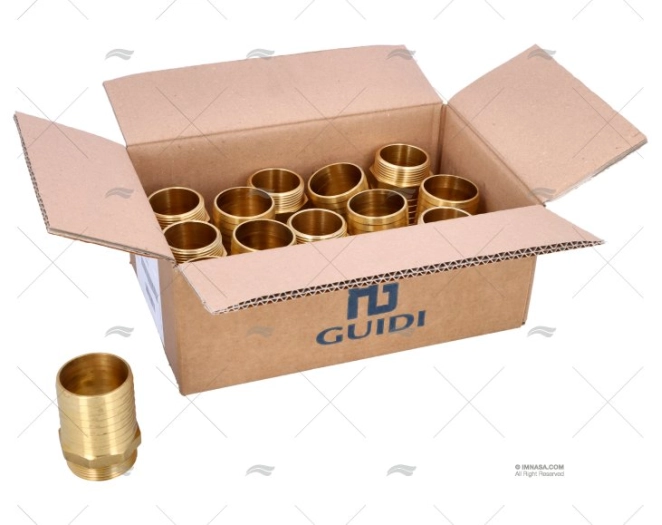 GUIDI BRASS SPIGOT 1"1/2x50mm (15) GUIDI