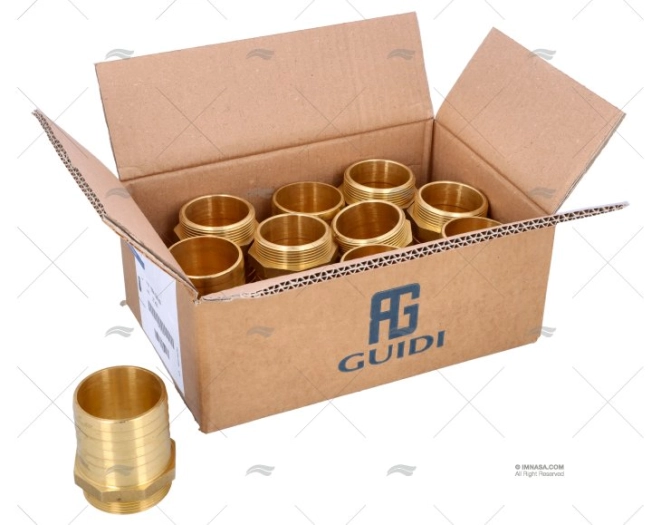 GUIDI BRASS SPIGOT 2"x60mm (10) GUIDI