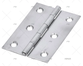 HINGE STAINLESS STEEL 75x50x1.5mm