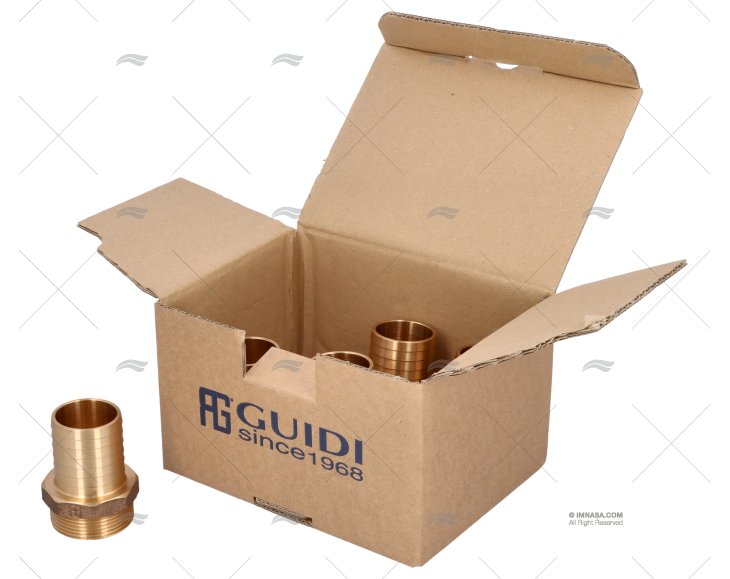 BRONZE SPIGOT 1"1/2x40mm (6) GUIDI