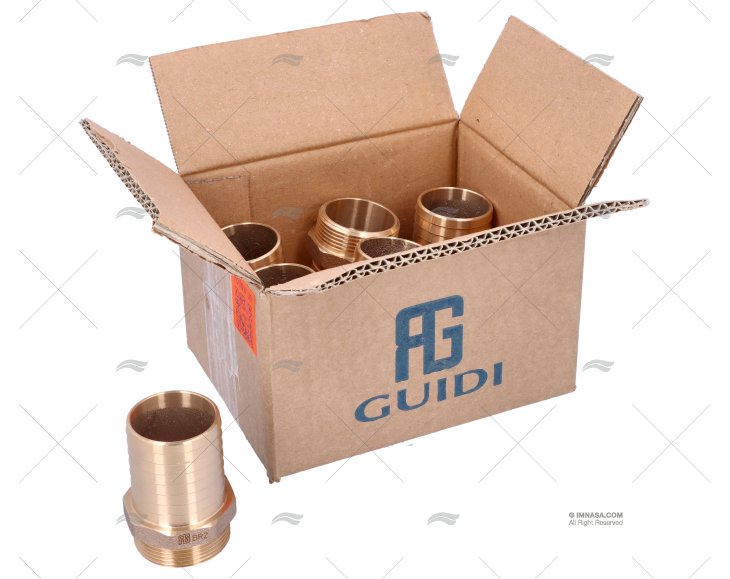 BRONZE SPIGOT 1"1/2x45mm (6) GUIDI