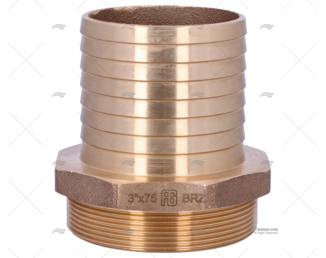 CONEXÃO BRONZE 3"x75mm GUIDI