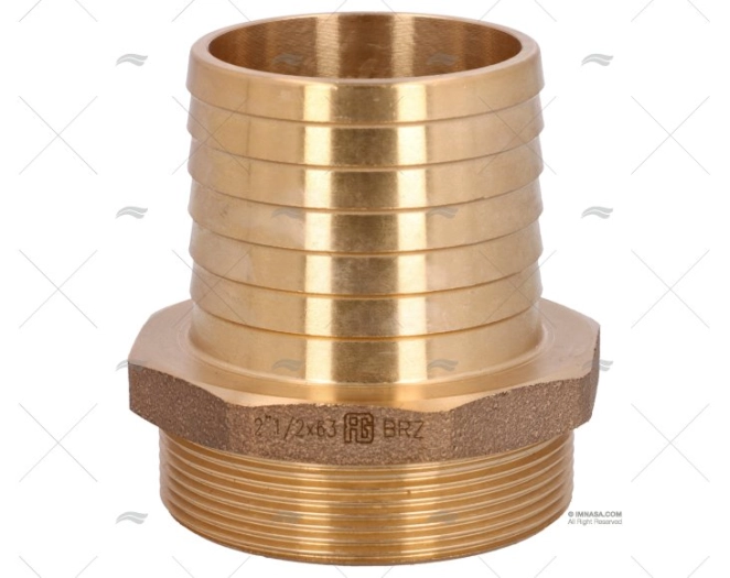 CONEXÃO BRONZE 2"1/2x63mm GUIDI