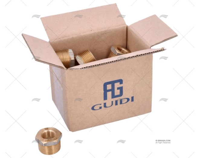 REDUÇAO BRONZE M-H 1"-1/2" GUIDI (15) GUIDI