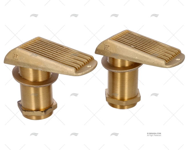 BRASS  WATER STRAINER 2" (2)