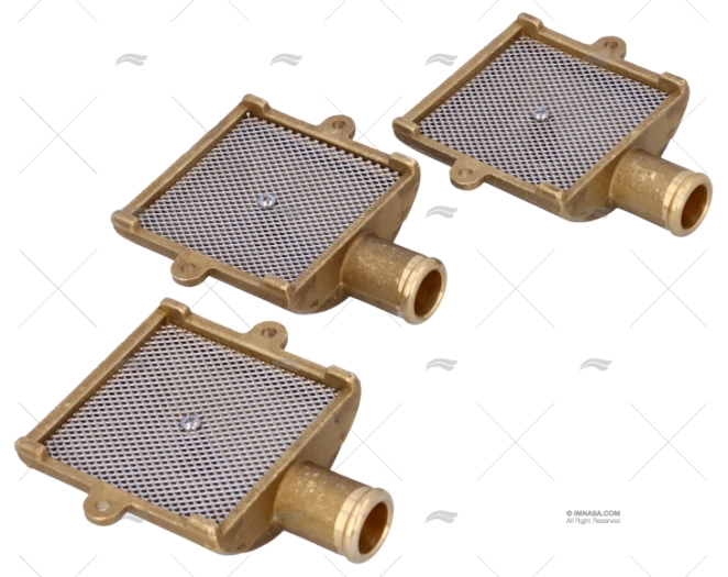 STRAINER IN CHROMED BRASS  25mM (3)