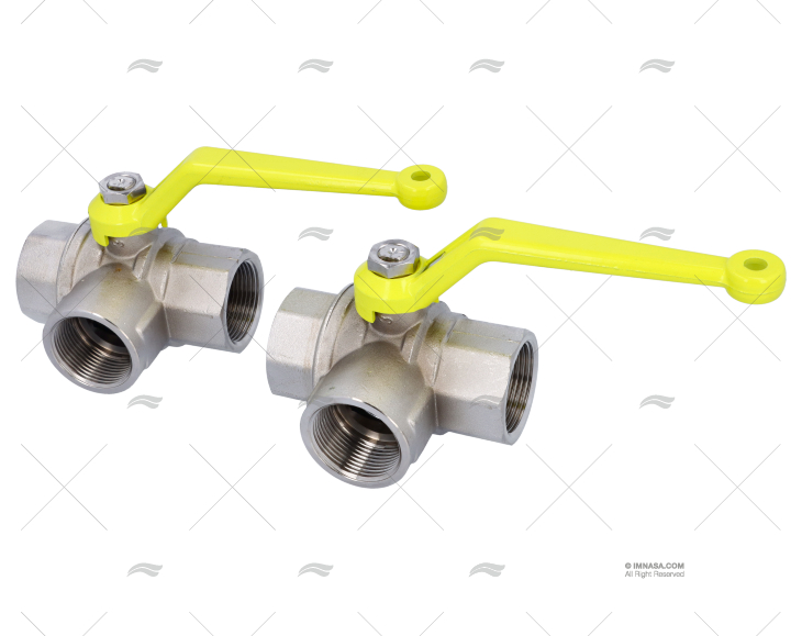 3 WAY VALVE L 1"1/4 (2) GUIDI