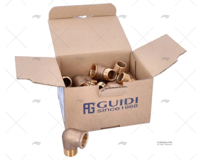 COUDE BRONZE M-H 90º 3/4" (20) GUIDI