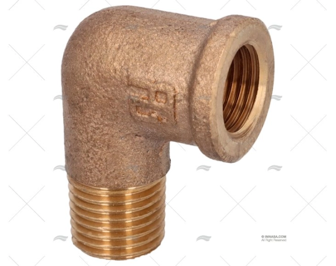 COUDE BRONZE M-H 90º 1/4" GUIDI