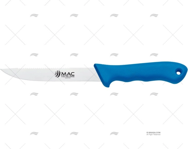 CUCHILLO PESCA SR C/FUN AZUL 27.5-H15cm MAC COLTELLERIE