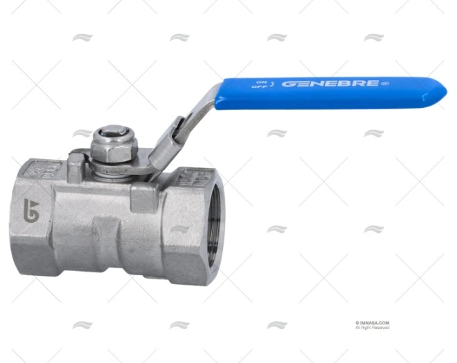 BALL VALVE S.S. PTFE SEAT W/BLOCK 3/4"