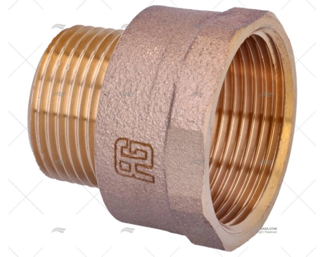 BRONZE COUPLER 1"1/4 - 1" GUIDI